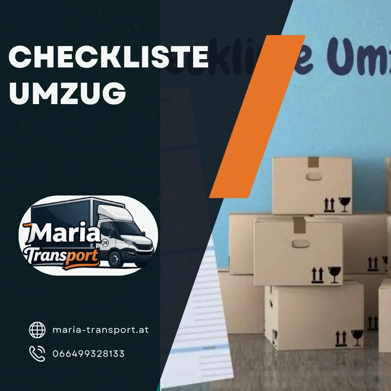 Checkliste Umzug