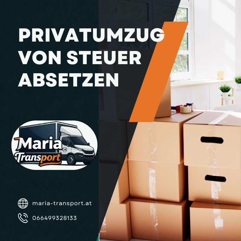 Privatumzug von Steuer absetzen