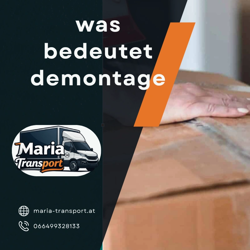 was bedeutet demontage
