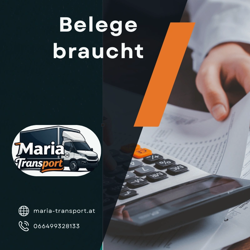 Belege braucht
