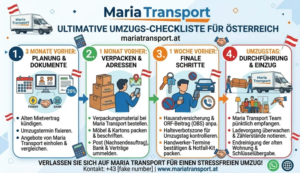 Checkliste Umzug