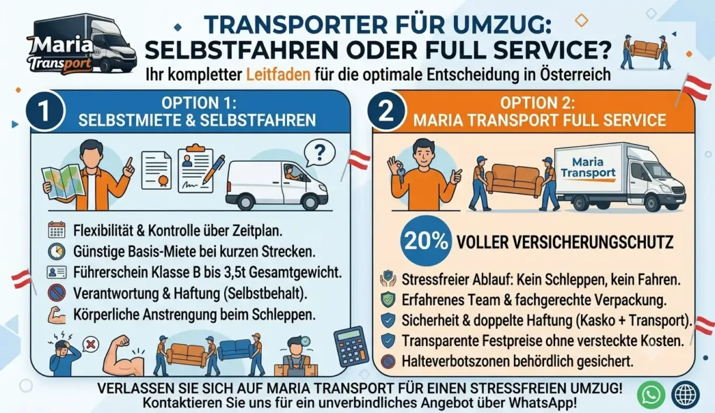 Transporter für Umzug