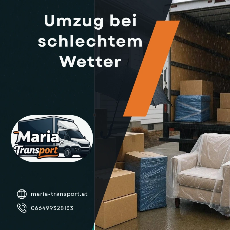 Umzug bei schlechtem