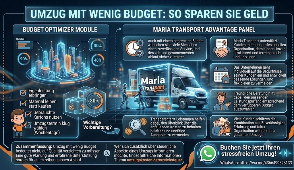 Umzug mit wenig